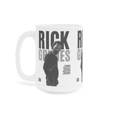 Rick Grimes Ceramic Mug — The Walking Dead Three-Panel Design (11/15/20oz)