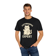 Cattywampus Expert T-Shirt | Funny Cat Tee, Gift for Cat Lovers, Cute Pet Shirt, Casual Wear, Unisex Apparel