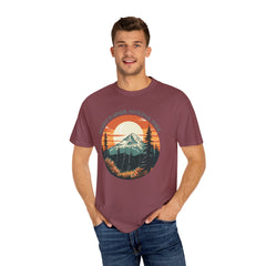 Mount Rainier National Park Graphic, Comfort Colors Soft Relaxed Fit Unisex Garment-Dyed T-shirt