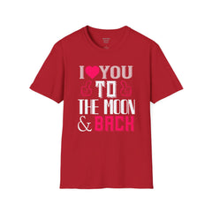 Valentines Day - European Printed Unisex Softstyle T-Shirt, I Love You Shirt,Romantic gift, gift for her, gift for him, couples t-shirt,Love