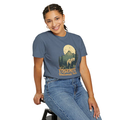 Yosemite National Park Graphic, Comfort Colors Soft Relaxed Fit Unisex Garment-Dyed T-shirt