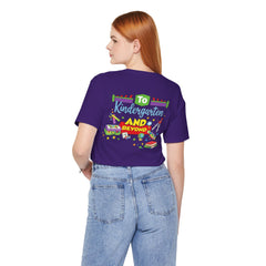 Personalized Name Kindergarten Teacher T-Shirt —  Kindergarten and Beyond Graphic Tee