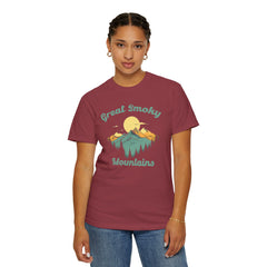 Great Smoky National Park National Park Graphic, Comfort Colors Soft Relaxed Fit Unisex Garment-Dyed T-shirt