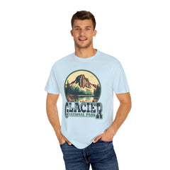 Glacier National Park Graphic, Comfort Colors Soft Relaxed Fit Unisex Garment-Dyed T-shirt