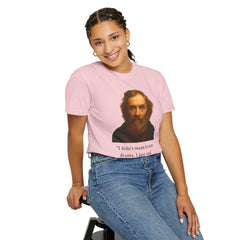 Historical Galileo Galilei Portrait Quote T‑Shirt — "I didn't mean to start drama. I just said the Earth moves."