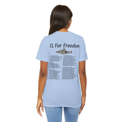 41 For Freedom FBM Fleet Ballistic Missile Submarine Unisex Jersey Short Sleeve Tee
