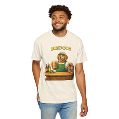 Golden Retriever Brewer Beer T-Shirt — Cute Brew-Dog Graphic Tee