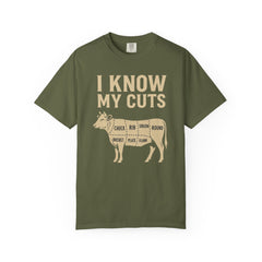 Funny Cow Cuts Unisex T-Shirt - Gift for Meat Lovers, BBQ Parties