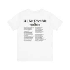 41 For Freedom FBM Fleet Ballistic Missile Submarine Unisex Jersey Short Sleeve Tee