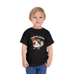 Toddler Chicken Jockey Tee - Fun Minecraft Animal T-Shirt for Kids