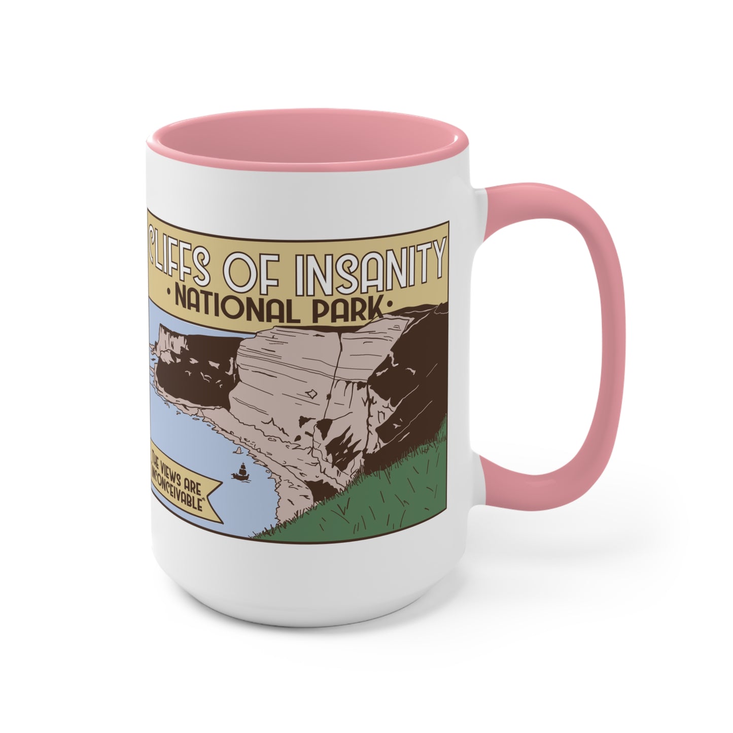 Cliffs of Insanity National Park, Accent Mug