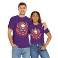 Flaming Fire Clown - Graphic Unisex Heavy Cotton Tee