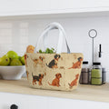 Black And Tan Standing Dogs - Lunch Bag