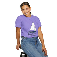 Hempstead Bay Sailing Club Graphic T-Shirt — "Real Sailors Fly Scots" Nautical Tee