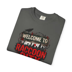 Raccoon City Horror T-Shirt – "Welcome to Raccoon City" Graphic Tee