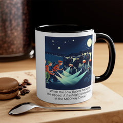 COW TIPPING Awareness - Accent Mugs | Cow Tipping Is Real, Bovine Humor. Gift For Him, Gift For Her, Farm Humor, Cow Fan Gift, Farm Animal