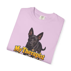 My Therapist Has a Wet Nose Personalized with your dog(s) image T-Shirt