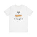 Happy Hanukkah Menorah - Unisex Jersey Short Sleeve Tee