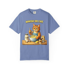 Whisker Cat Baking T-Shirt — Cute Cat Chef Graphic Tee