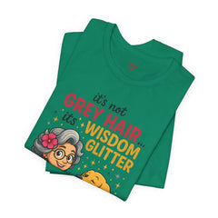 Wisdom Glitter Tee: Funny Gift for Dog Lovers, Mother's Day, Birthday, Casual Wear, Unisex Shirt