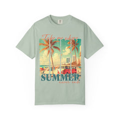 Summer Vibes Graphic T-Shirt - "Take Me Where Summer Never Ends"