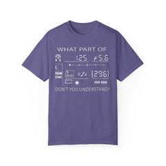 CAMERA DISPLAY, Graphic Unisex Garment-Dyed T-shirt