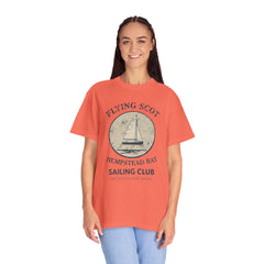 Hempstead Bay Sailing Club T‑Shirt — Flying Scot Hempstead Bay Vintage Sailboat Tee