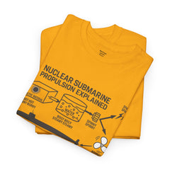 Nuclear Submarine Propulsion Explained Tee, Science Shirt, Geeky Gift, Educational Apparel, STEM Fashion, Nerdy T-Shirt