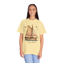 Sloop John B Sailboat T-Shirt — Vintage Nautical Tee