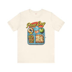 Pizza Day Unisex Short Sleeve Tee - Fun Foodie Graphic T-Shirt