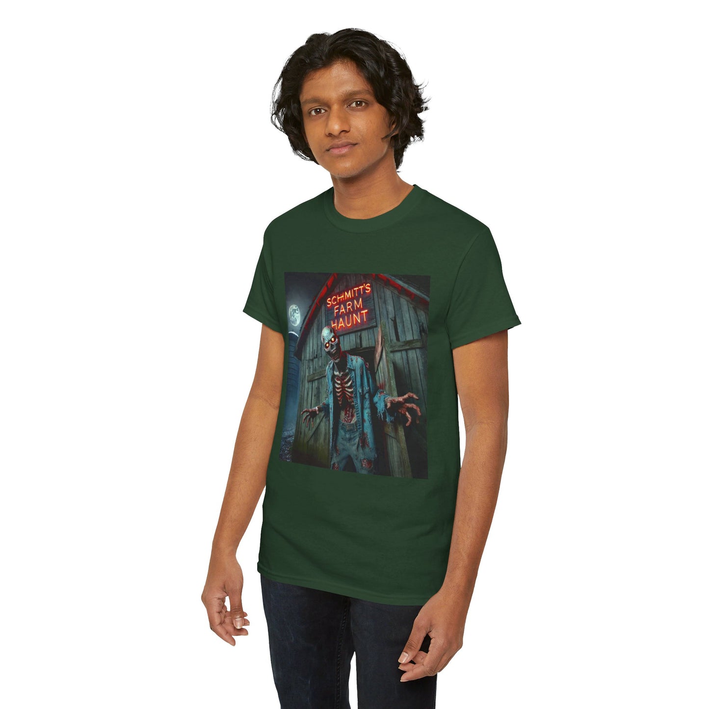 BARN ZOMBIE! Graphic Unisex Heavy Cotton Tee