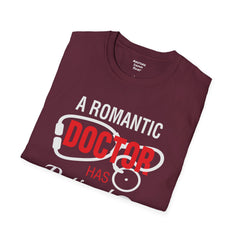 Romance Doctor - Unisex Softstyle T-Shirt | Nurse Awareness, Medical Wear, Gift For Her, Scrubs Lover, Hospital Staff Gift, Registered Nurse