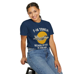 F-14 Tomcat T-Shirt — "Because 2nd Place Is For MiGs" Military Pilot Tee