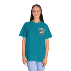 Wyoming Funny Roadtrip T-Shirt — "Three Things You Don’t Do in Wyoming" Adventure Tee