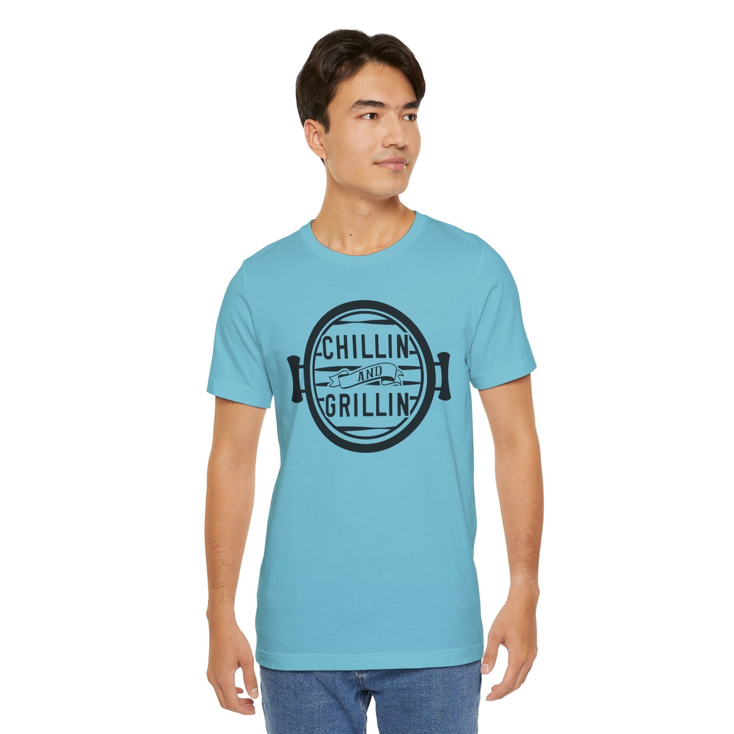 Grillin and Chillin, Unisex Softstyle T-Shirt