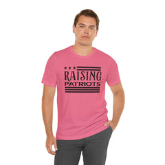Raising Patriots Tee – Americana Stars & Stripes Family Pride T-Shirt