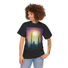 Serene Nature Graphic Tee, Aesthetic T-Shirt, Cozy Casual Wear, Gift for Nature Lovers, Perfect for Outdoor Adventures