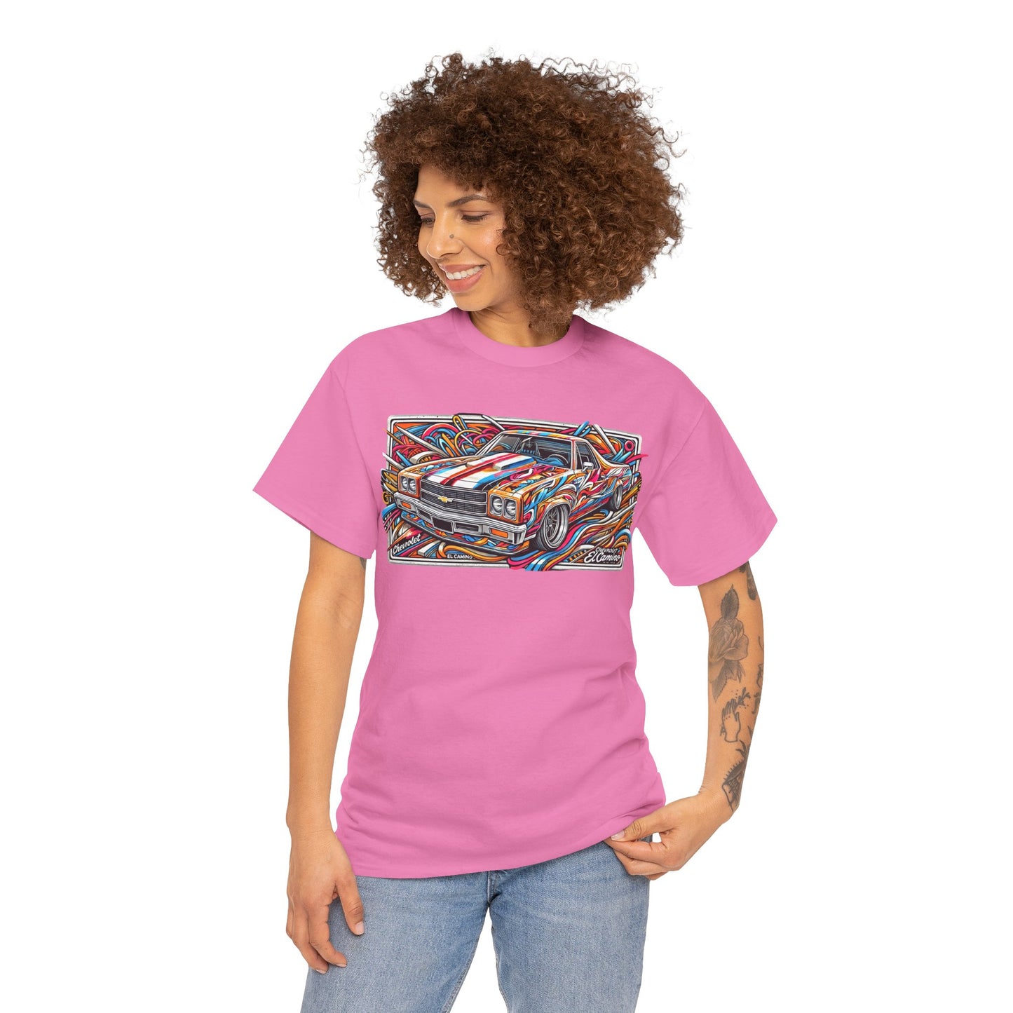 Graffiti Mania Chevrolet El Camino Graphic - Unisex Heavy Cotton Tee