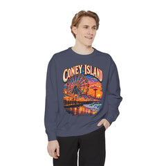 Brooklyn's Coney Island Sunset Sweatshirt - Comfort Colors Soft