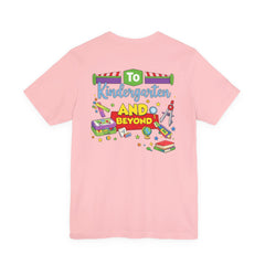 Personalized Name Kindergarten Teacher T-Shirt —  Kindergarten and Beyond Graphic Tee