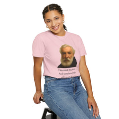 Alexander Graham Bell Quote T-Shirt — "I invented the phone. And somehow people still don't pick up."