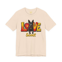 Personalized Love Your Dog T-Shirt — Designed with your dogs name and picture Graphic Tee