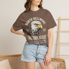 Your Home Town Personalized Eagle T‑Shirt — "Small Town, Big Heart"