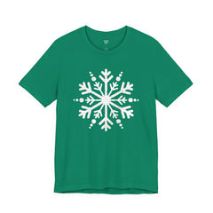 Let It Snow Galaxy Snowflake T-Shirt — Christmas Winter Starburst Tee