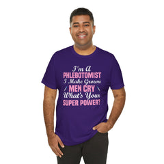 Phlebotomist Humor Tee, Funny Medical Shirt, Nurse Gift, Blood Tech Wear, Cute Phlebotomy Humor, Healthcare Apparel