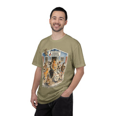 Front Graphic "Who Let the Cats Out?" Baldwin Harbor Animal Hospital Cute Vet Clinic T Shirt