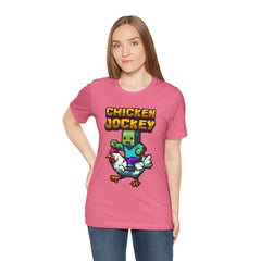 Video Game Chicken Jockey Tee - Unisex Short Sleeve T-Shirt