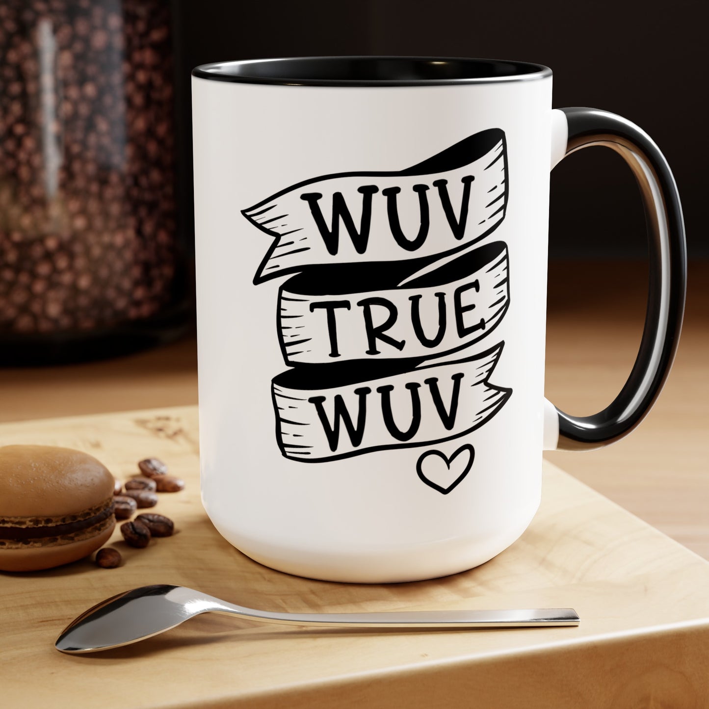 Princess Bride Quote Mug: True Wuv, 80s Movie Gift