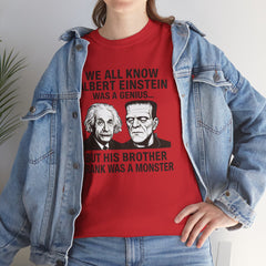 Funny Albert Einstein Science T-Shirt - Perfect Gift for Nerds, Frankenstein Halloween Shirt