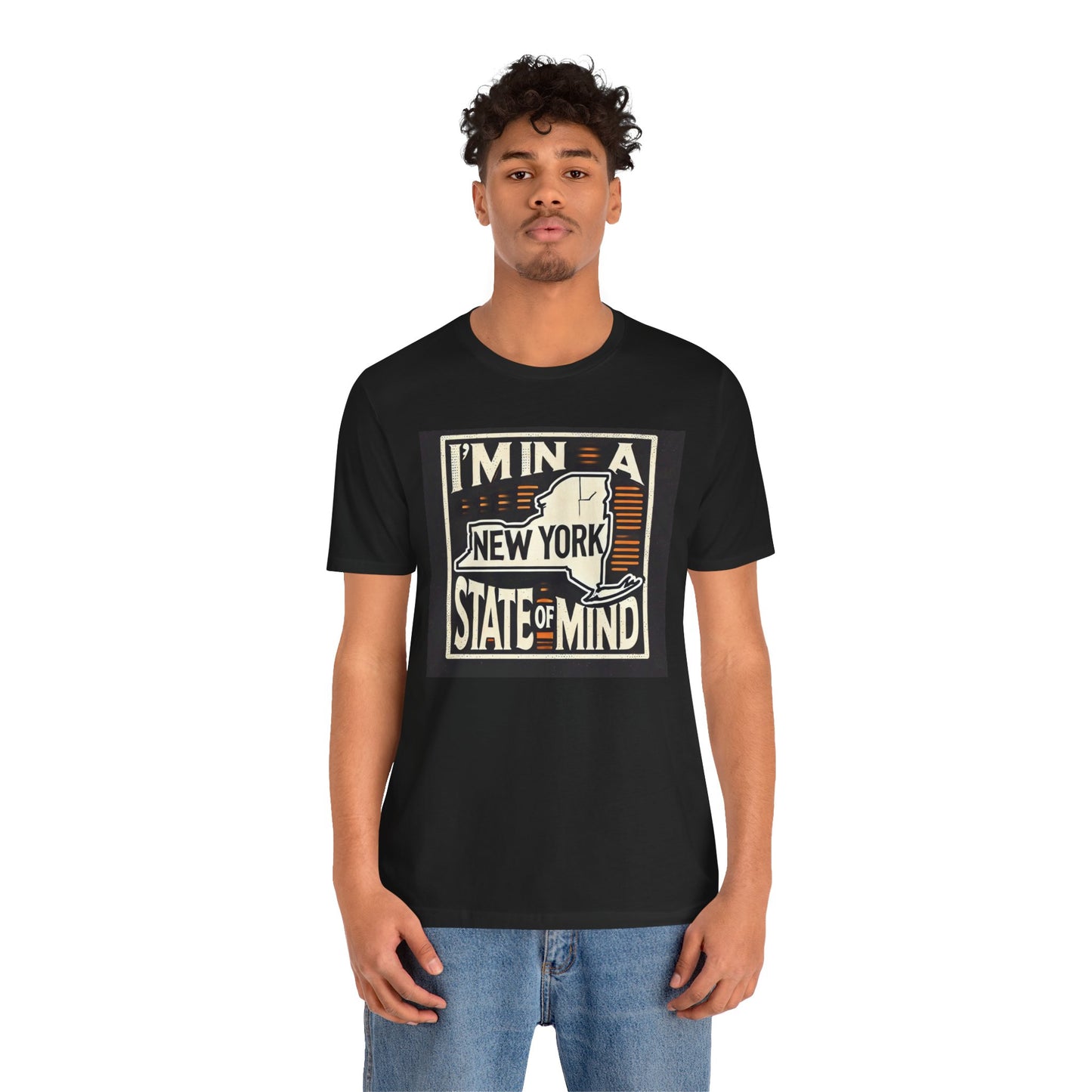 I'm In A New York State Of Mind - Graphic Unisex Jersey Short Sleeve Tee